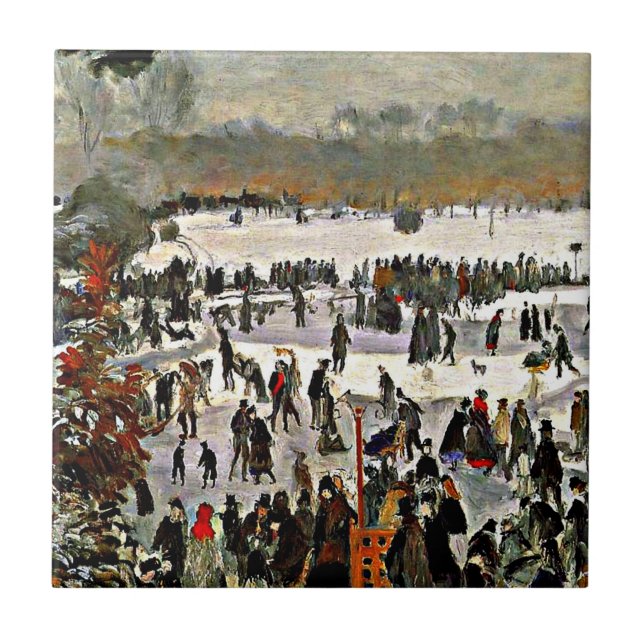 Carreau Renoir - Skaters dans le bois de Boulogne-1868 (Devant)