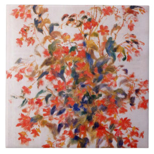 Carreau Renoir - Vie morte avec Fuscias