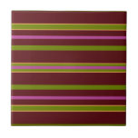 Carreau Réparti<br><div class="desc">Cette tuile a des rayures de brun,  vert,  et orange ... . COMMANDEZ DÈS MAINTENANT ! Mélangez le carreau avec une couleur unie ou placez un carreau vertical et un autre carreau horizontal pour un look moderne... ... Achetez un de mes carreaux rayés couleur terre aujourd'hui</div>