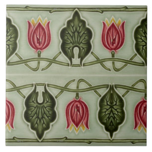 Carreau Repro German Art Nouveau Jugendstil Frieze Border