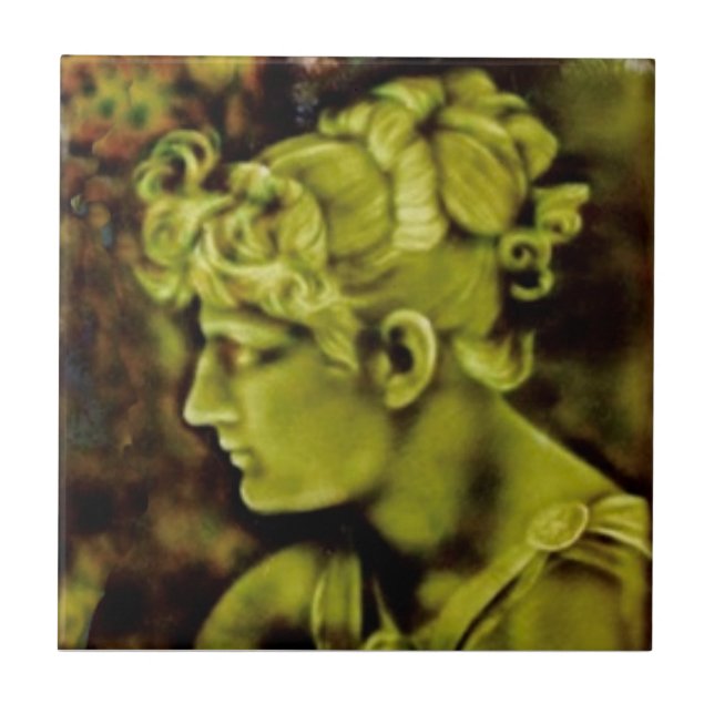 Carreau Repro Isaac Broome American Parthenia Portrait (Devant)