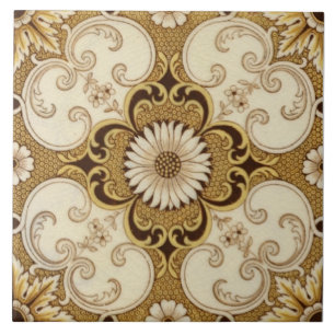 Carreau Reproduction Antique Minton Chine Victorienne