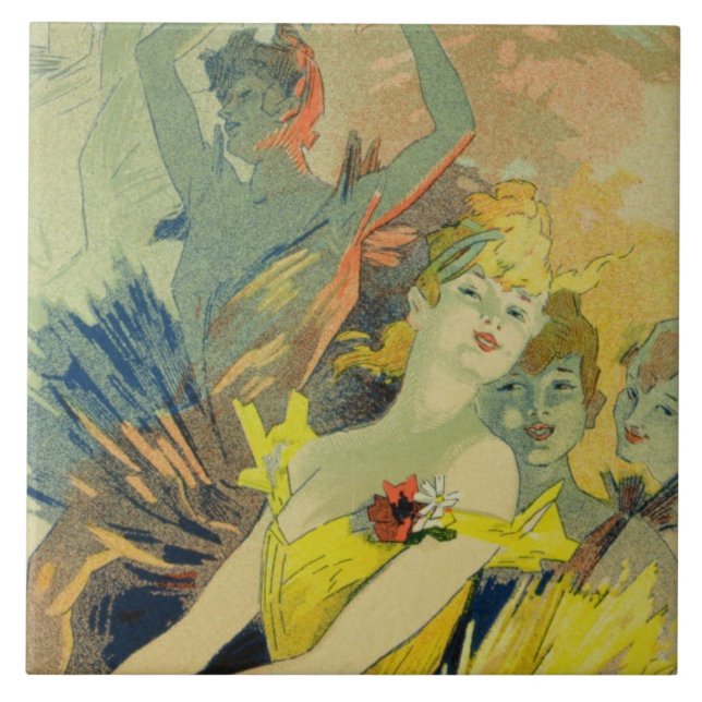 Carreau Reproduction d'une publicité par affichage "à (Devant)
