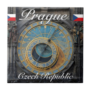 Carreau République Tchèque astronomique de Prague Orlog
