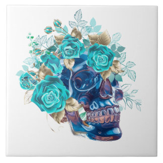 Carreau Requiem Fleur Bleue