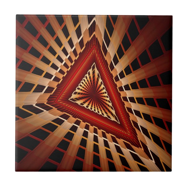 Carreau Réseau d'Imaginaires 3D Conception graphique fract (Devant)