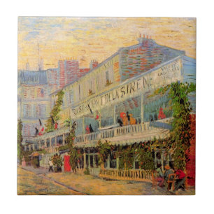Carreau Restaurant Sirene, Asnières par Vincent van Gogh