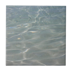Carreau Résumé d'eau des Caraïbes Bleu Nature