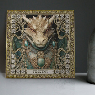 Carreau Retable personnalisé de l'esprit du dragon mystiqu