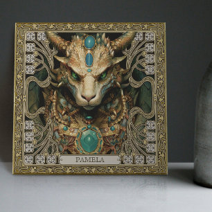 Carreau Retable personnalisé de l'esprit du dragon mystiqu
