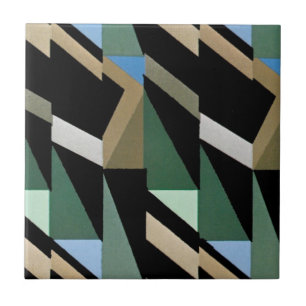 Carreau Retro Art Déco Vintage Diamant Triangle Motifs