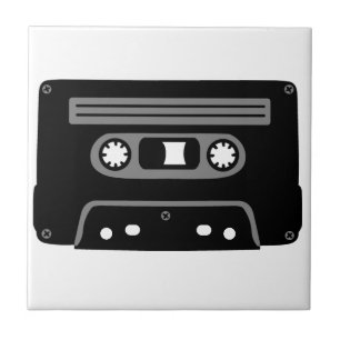 Carreau Rétro cassette de musique