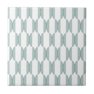 CARREAU RÉTRO DEMI-LUNE DANS LA COULEUR VERT CLAIR