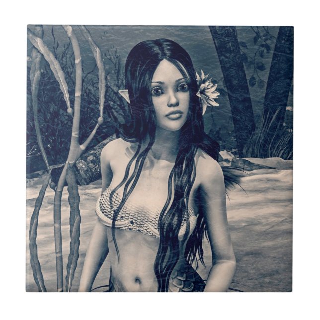 Carreau Retro Mermaid (Devant)