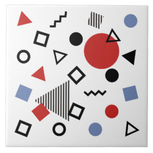 Carreau Rétro motif de conception de Memphis