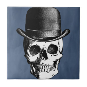 Carreau Rétro tête de crâne