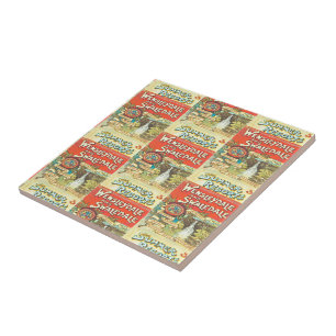 Carreau Retro Yorkshire Railroad Tourist Guide Couverture