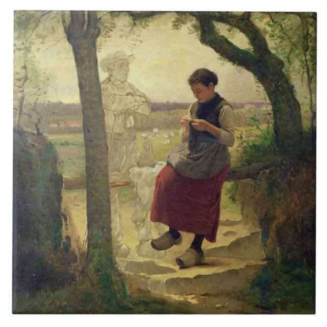 Carreau Rêvant de son Love, 1901 (Devant)