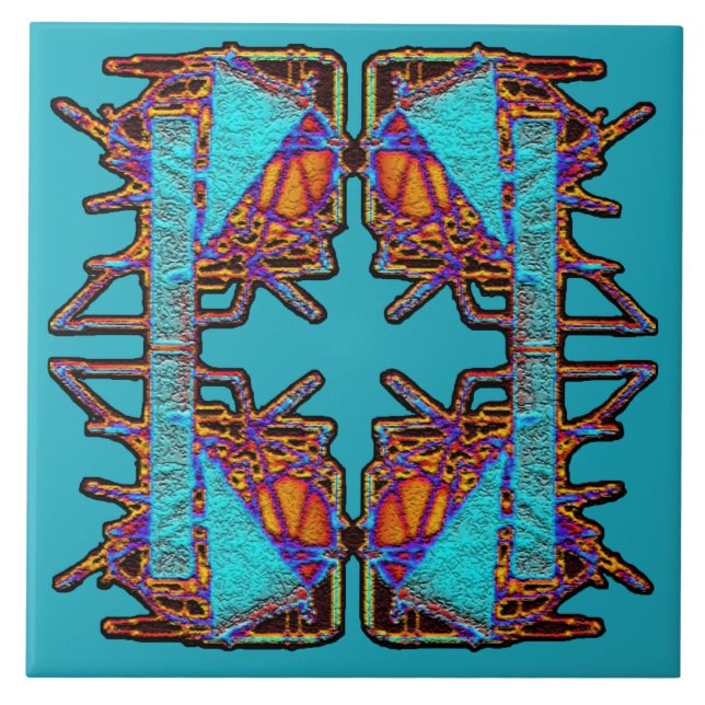 Carreau Rêve de l'Emblème des papillons (Devant)