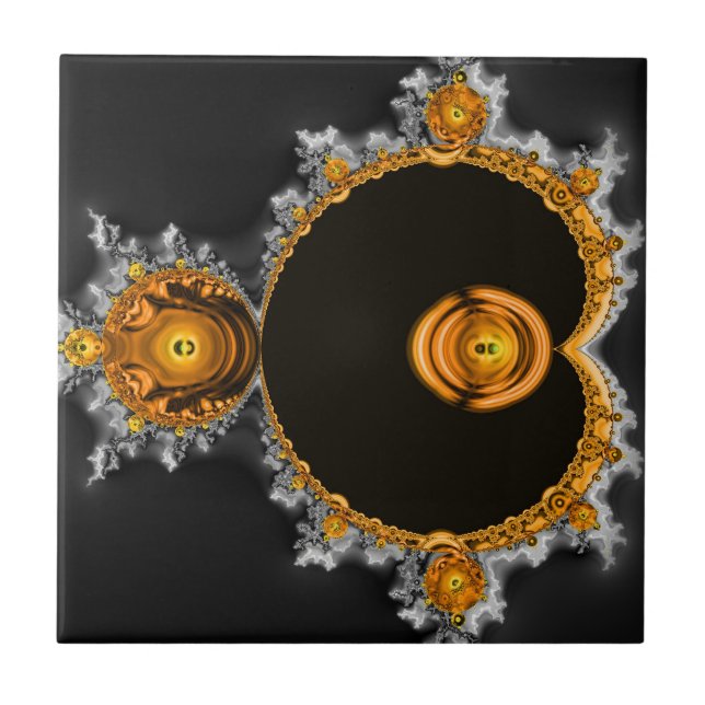 Carreau Rêve d'or. Le Fameux Ensemble Complet Mandelbrot (Devant)