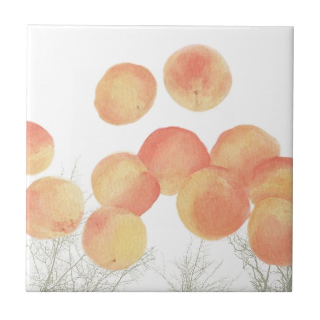 Carreau Rêver d'abricots en hiver (Devant)