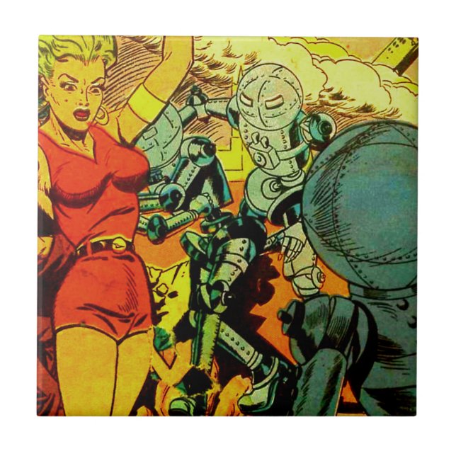 Carreau Révolution de robot (Devant)