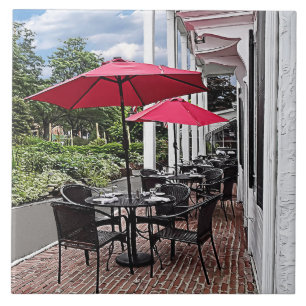 Carreau Rhinebeck NY - Sièges extérieurs