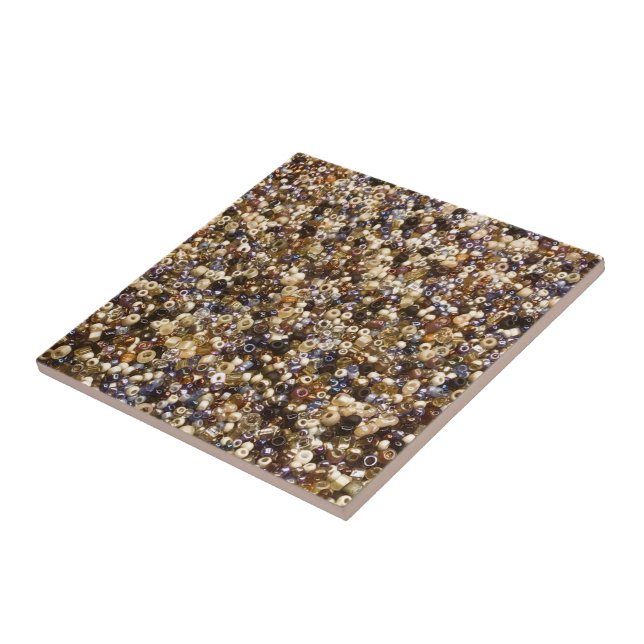 Carreau Richesse de perles de rocaille (Côté)