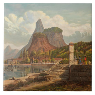 Carreau Rio de Janeiro, Mont Corcovado et Baie de Botafago
