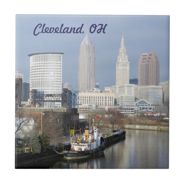 Carreau River View, Cleveland OH Carrelage (Devant)
