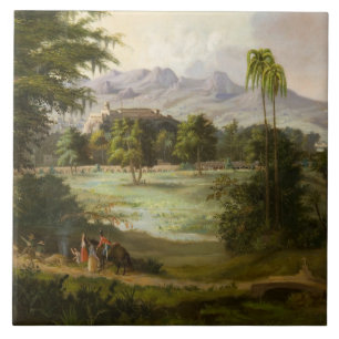 Carreau Robert Scott Duncanson - Château de Chapultpec