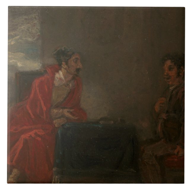 Carreau Robert Smirke - Illustration pour Don Quichotte (Devant)