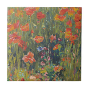 Carreau Robert Vonnoh Coquelicots Rouges 1888 Art Impressi