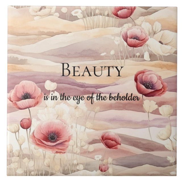 Carreau Robes de mariée Fleurie Crème Bourguignonne Lavis  (Devant)