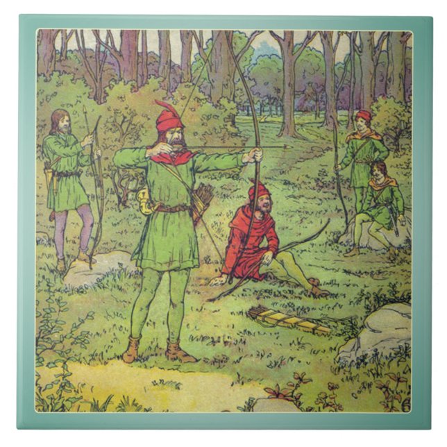Carreau Robin des Bois dans la forêt  (Devant)