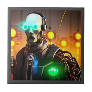 Carreau Robot 2 petite tuile en céramique