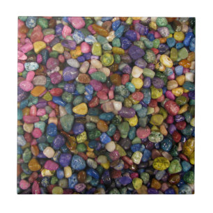 Carreau Rochers et galets brillants et colorés