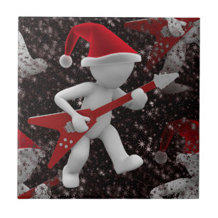 Carreau rockstar père Noël