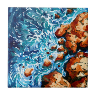 Carreau Rocs et Vagues Aérien