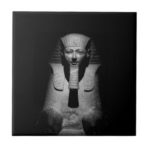 Carreau Roi pharaon noir et blanc