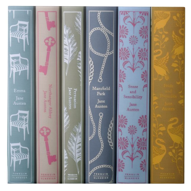 Carreau romans de Jane Austen   (Devant)