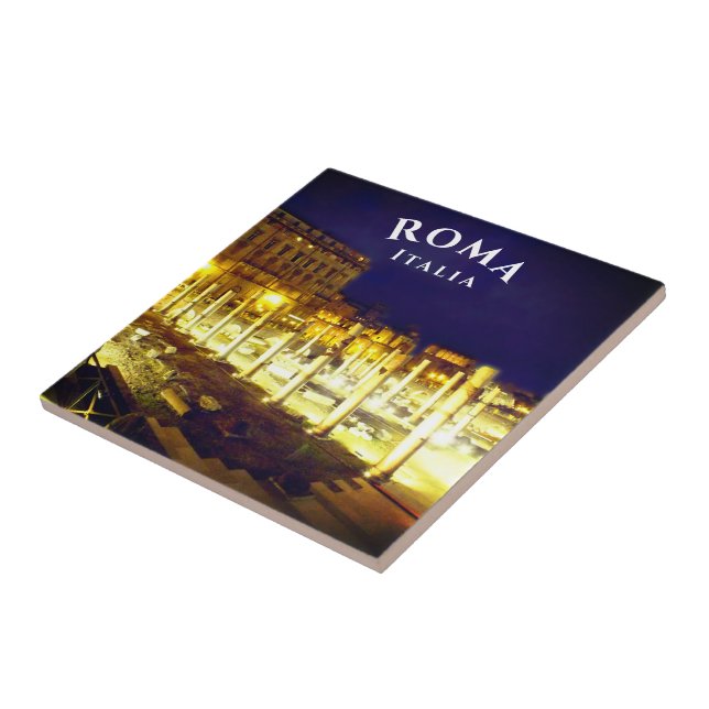 Carreau Rome, Italie | Forum de Trajan Bottle Opener (Côté)