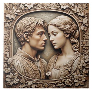 Carreau Roméo Et Juliette - Arts Et Artisanat Carrelage Cé