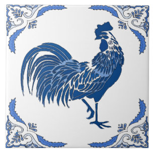 Carreau Rooster, Hollandais Delft Look Carrelage céramique