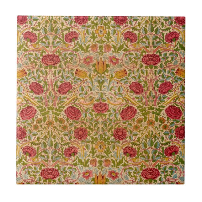 Carreau Rose, 1883 par William Morris (Devant)