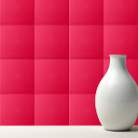 Carreau Rose américain solide rouge<br><div class="desc">Design rouge rose américain de couleur solide.</div>