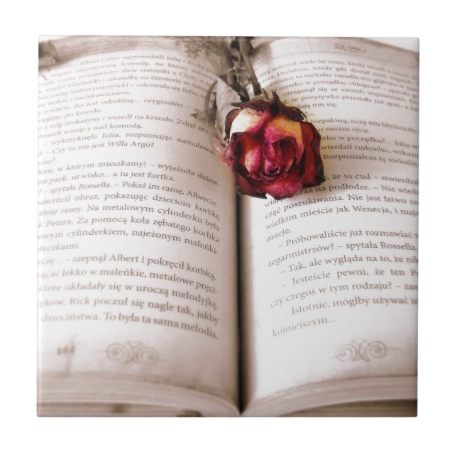 Carreau Rose dans la bible (Devant)