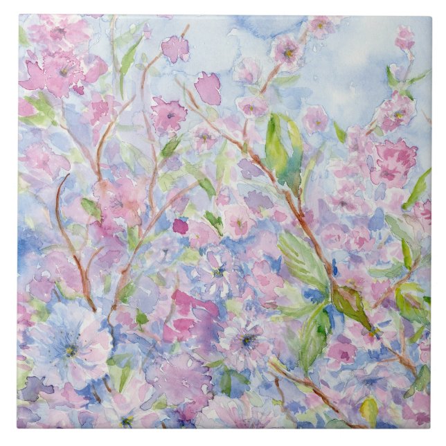 Carreau Rose de Sharon Carrelage décoratif (Devant)