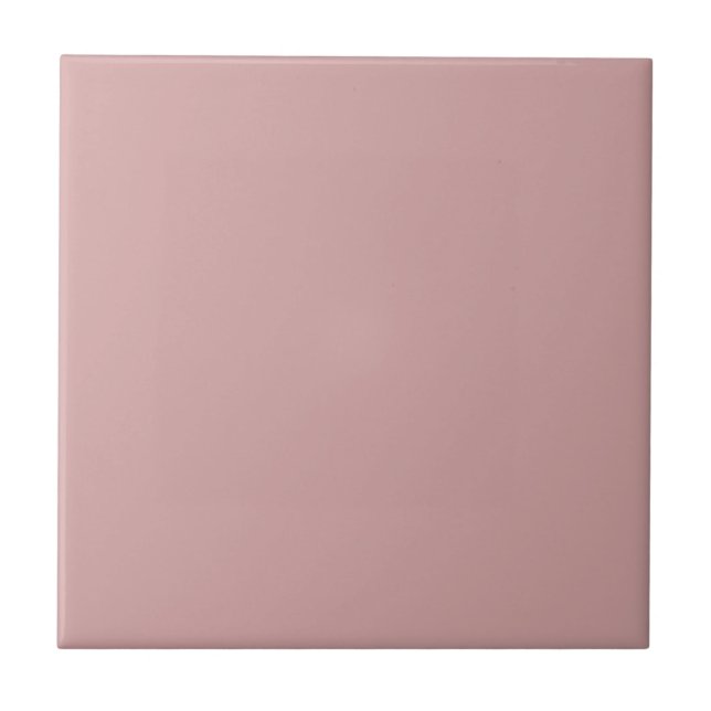 Carreau Rose Dusty moderne | Hiver Décor de bureau (Devant)