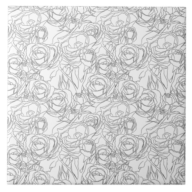 Carreau Rose graphique (Devant)